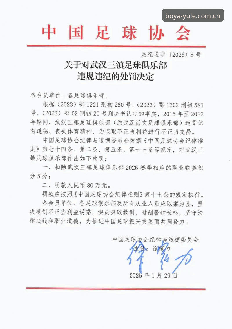 博亚娱乐手机版 中国足协第三批禁足名单最新动态:65人受罚,行业乱象整治进入深水区